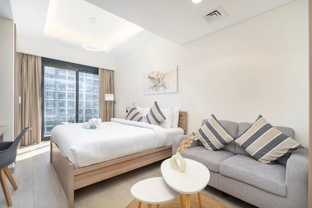 Lovable Studio With Street View At Azizi Riviera In Meydan One Apartment Dubai